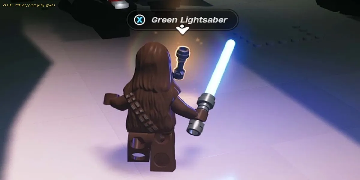 Obtenha sabres de luz de Star Wars em Lego Fortnite