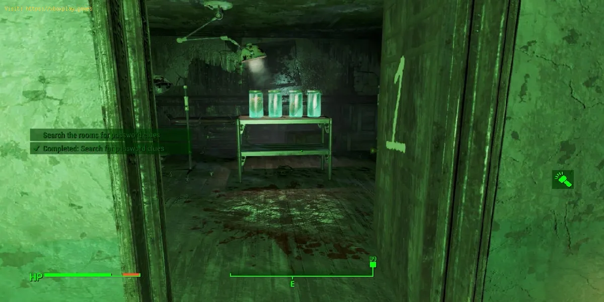 Finden Sie das Passwort und entkommen Sie der Falle in Fallout 4