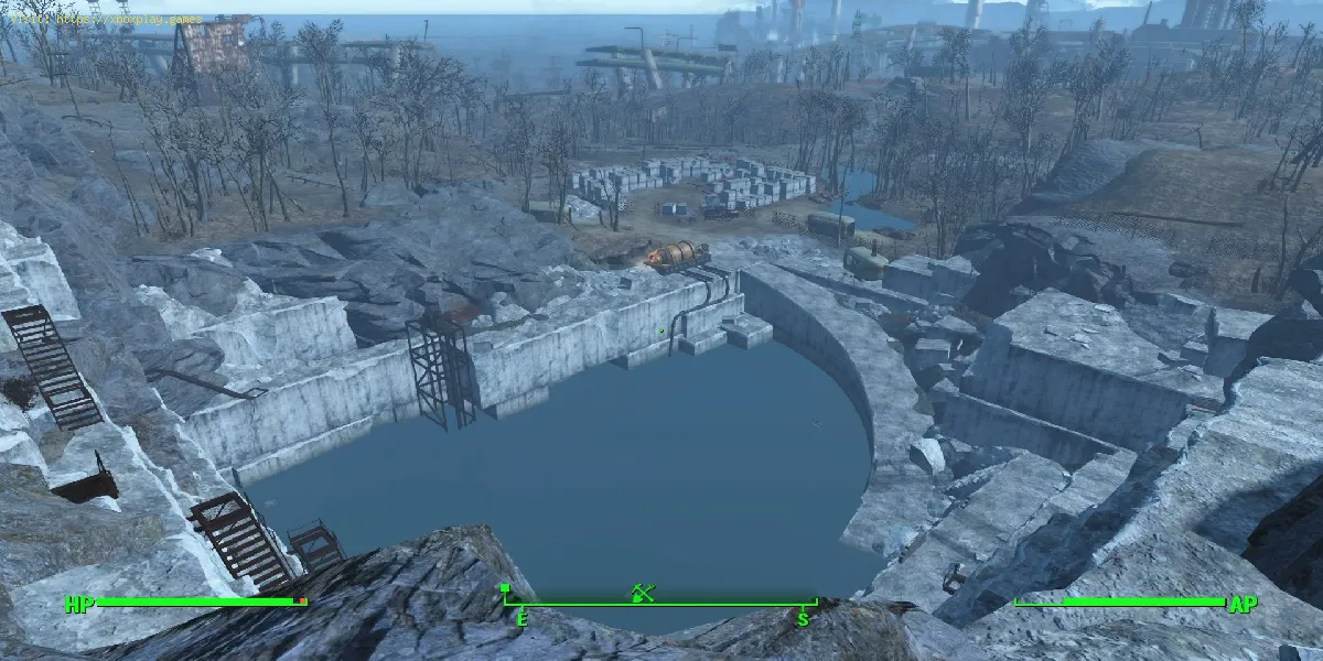 encontrar excavaciones de matorrales en Fallout 4
