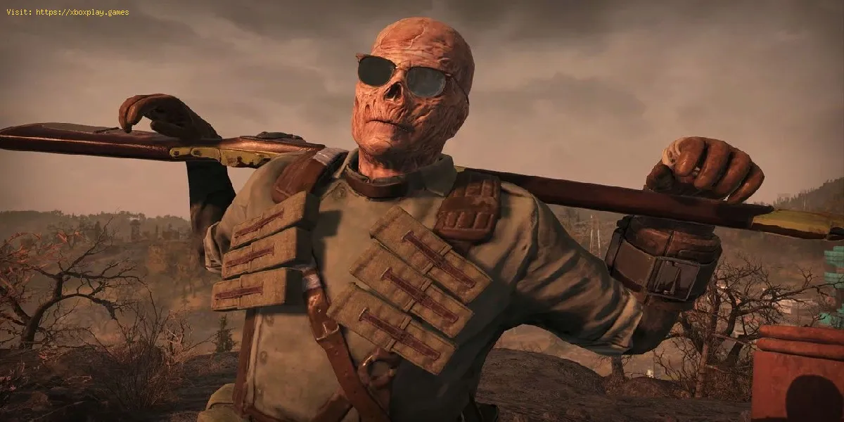 gioca nei panni di un Ghoul in Fallout 76