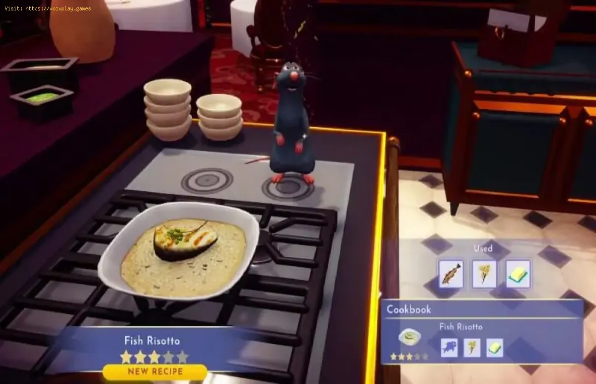 🎮 Recette de risotto au poisson en Disney Dreamlight Valley