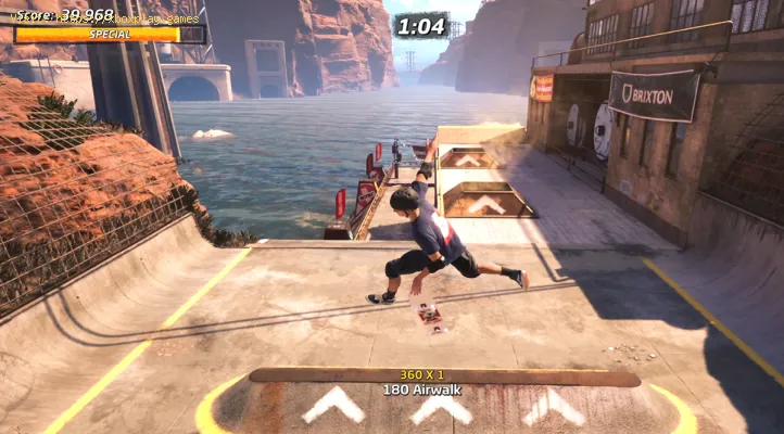 Tony Hawk S Pro Skater 1 2 How To Air Walk The Hydrophobic Gap
