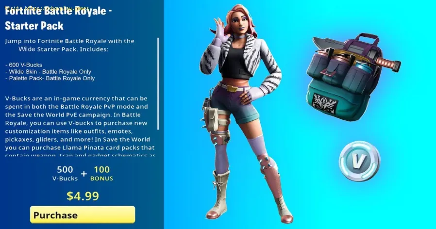 Fortnite Wilde Skin pack: como obtê-lo e desbloqueá-lo 3