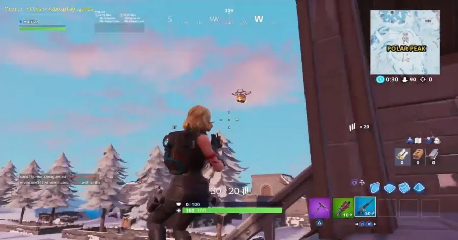 Fortnite: So zerstören Sie an Standorten von Loot Carriern. 3