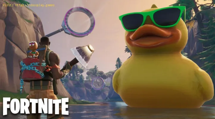 Fortnite How To Find Giant Beach Umbrella Giant Rubber Duck