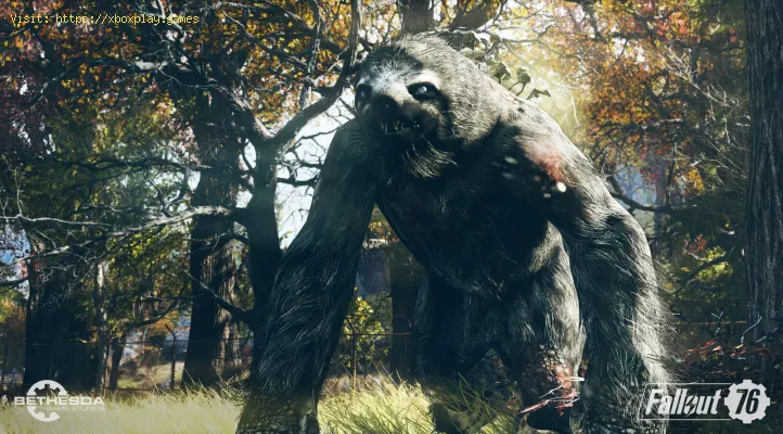 ▷ Fallout 76: comment trouver des méga paresseux