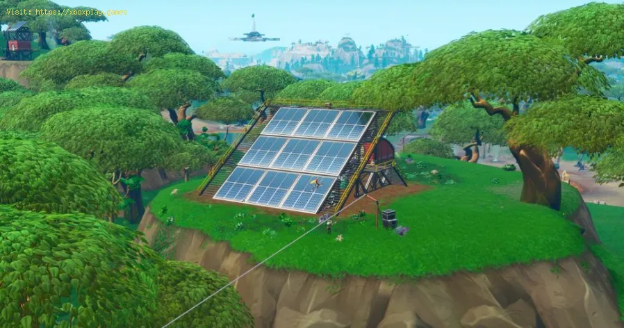 Fortnite Fortbyte 95 Ort: Sonnenkollektoren im Dschungel 3