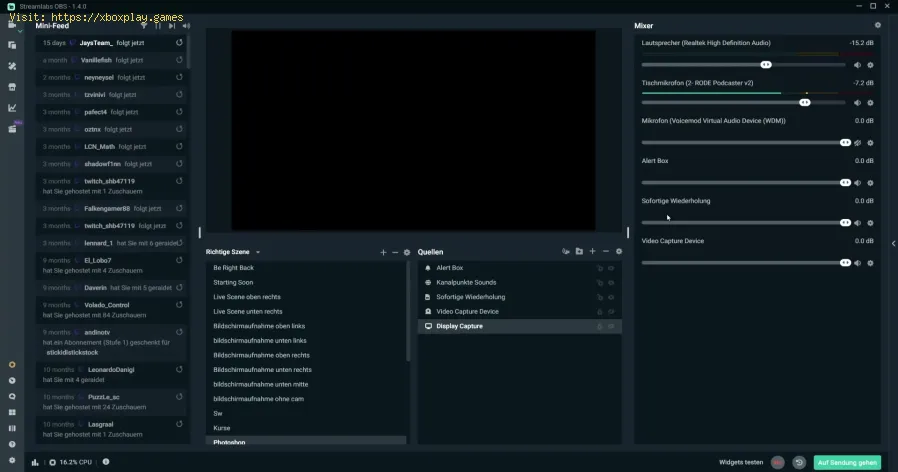 Setting up OBS for streaming 2