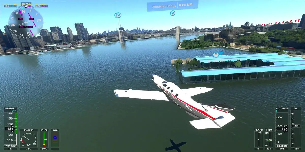 Microsoft Flight Simulator: Verwendung der Dateneinstellungen