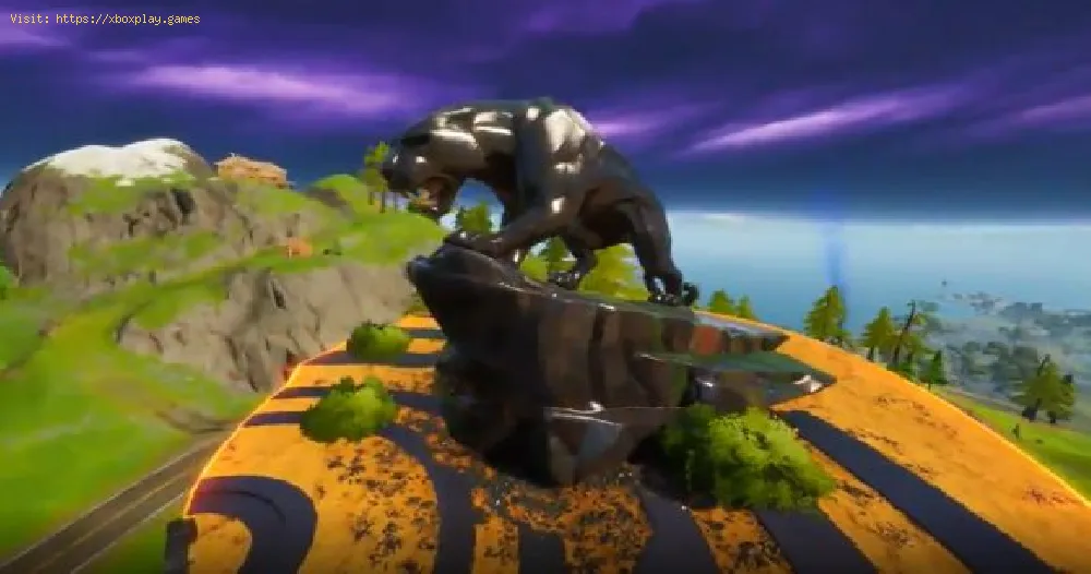 Fortnite : Where to find Black Panther statue