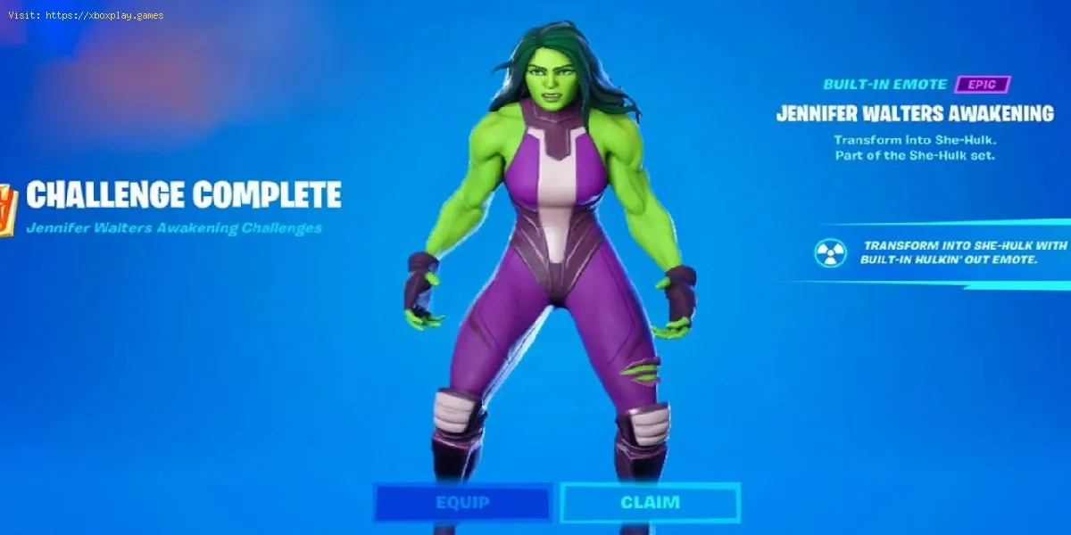 Fortnite: Como quebrar o vaso como She-Hulk