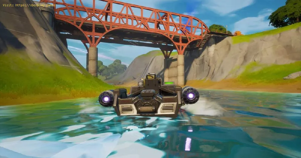 Fortnite: How to ride a boat under three steel bridges in Chapter 2 Season 4