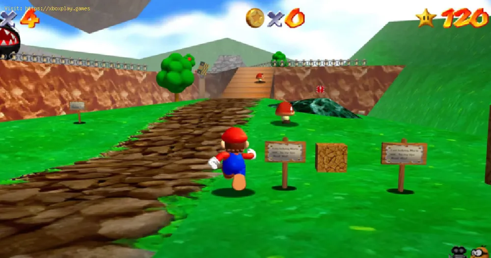 Super Mario 64：ウサギを捕まえる方法