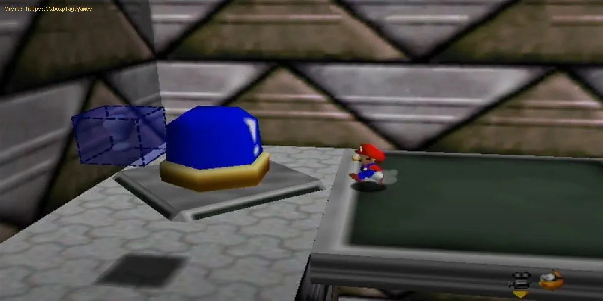 Super Mario 64: Como encontrar o interruptor azul