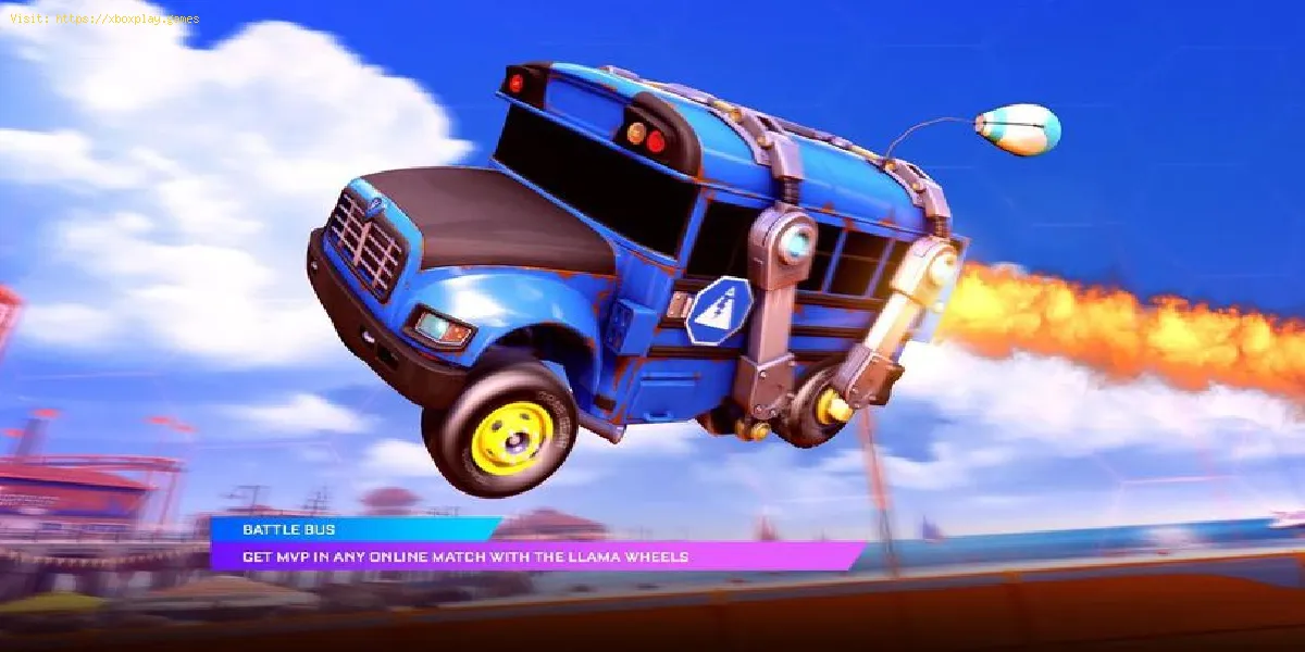 Rocket League: How to get MVP and Get the Fortnite Bus