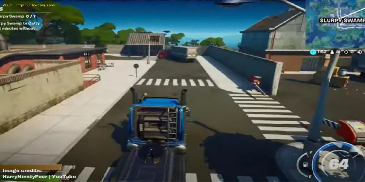Fortnite: How to Drive a Car from Slurpy Swamp to Catty Corner in Under 4 Minutes