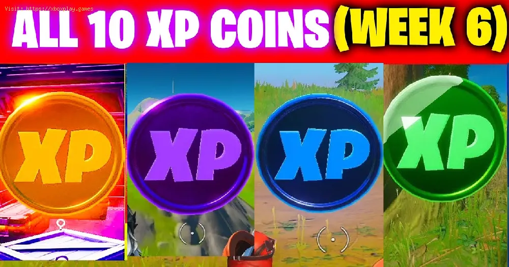 Fortnite:Where to find all XP Coin in Season 4 Week 6