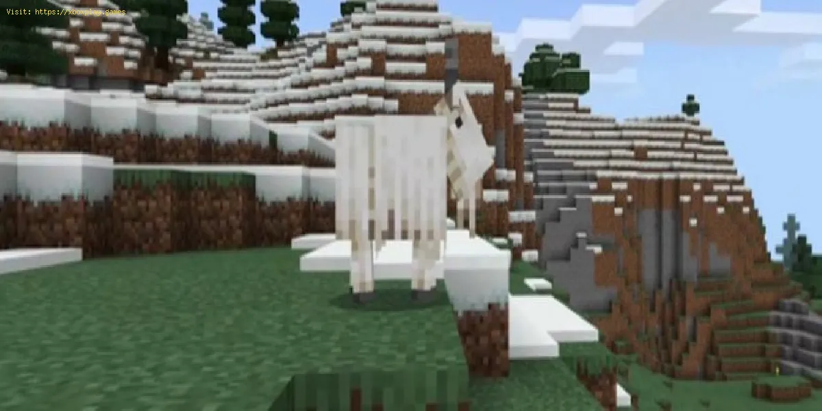 Minecraft Caves: Como encontrar cabras
