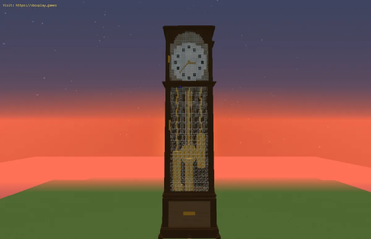 Minecraft: How To craft A Grandfather Clock