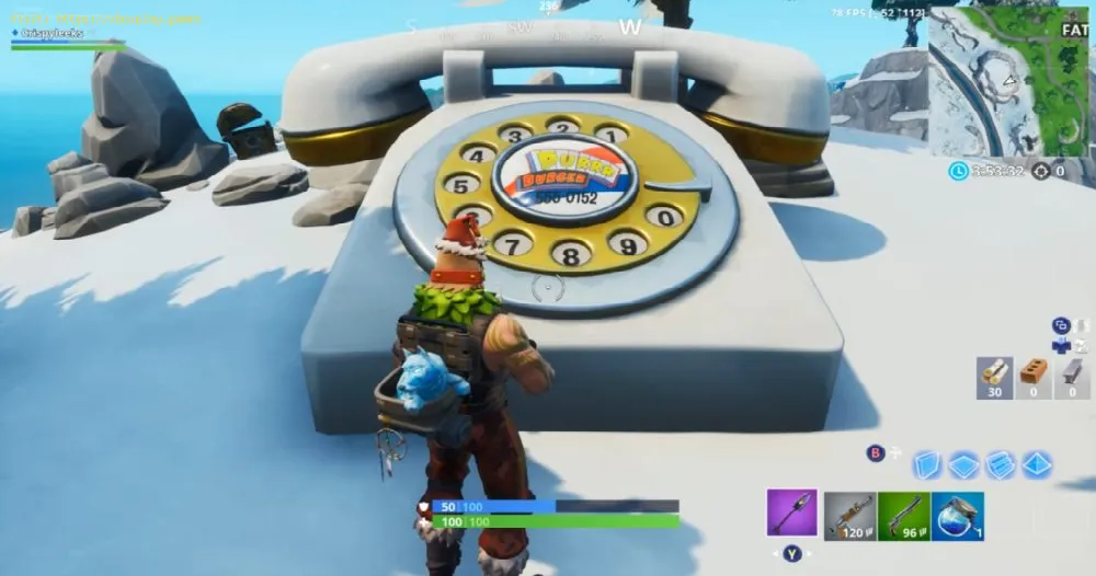 Fortnite How to dial the Durr Burger number - week 8 challenge