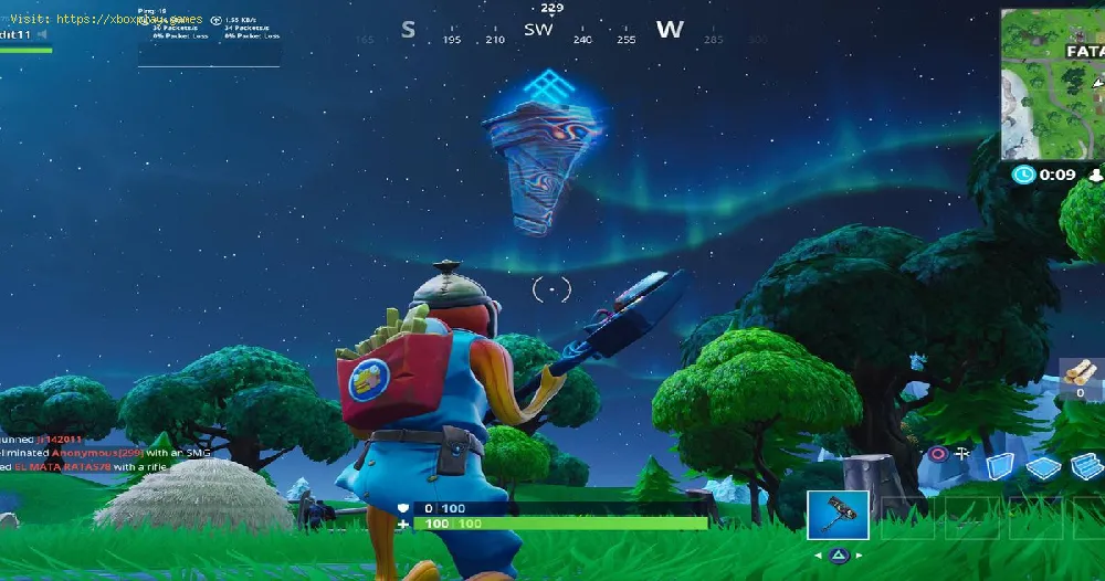 Fortnite players Suprice for floating alien rune across the island