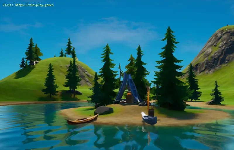Fortnite: How to Catch Fish in Heart Lake