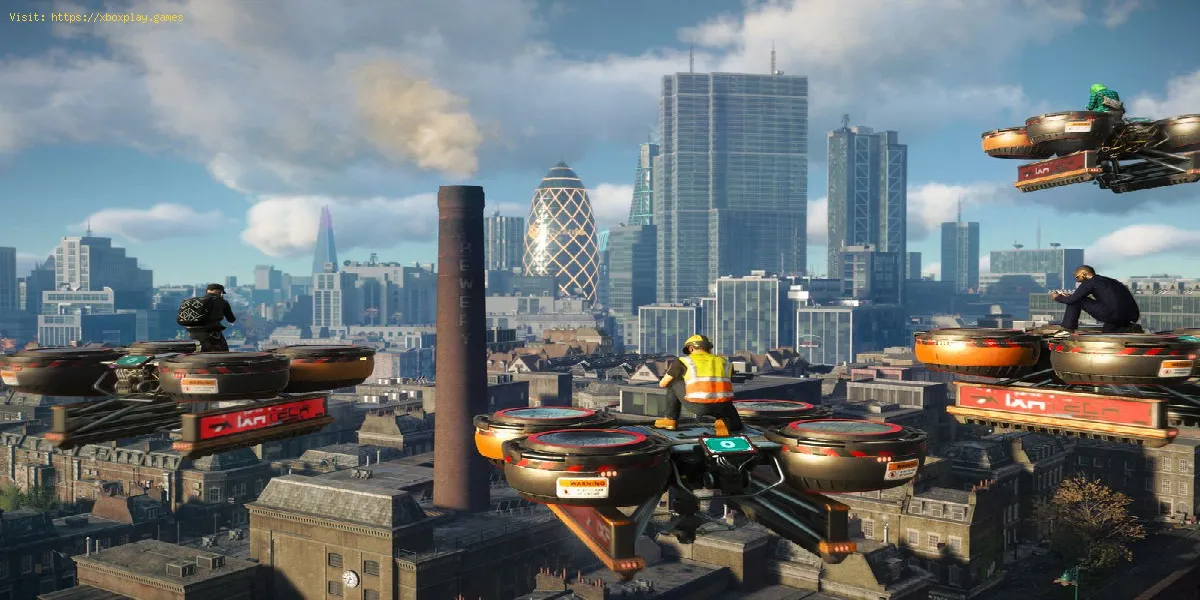 Watch Dogs Legion: Controling Drones after hijacking them