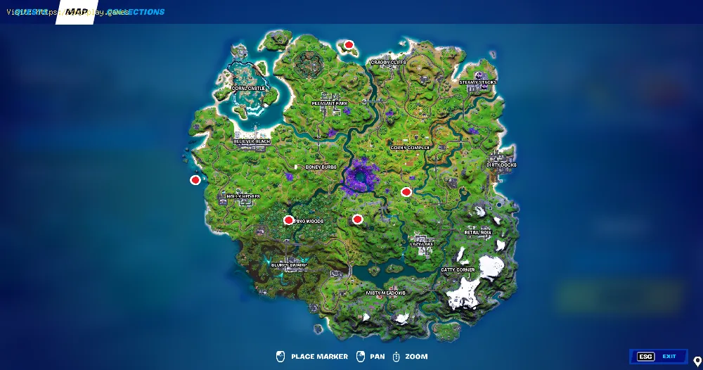 Fortnite Week 9: All Location for Dance Between Ice Sculptures, Dinosaurs, And Hot Springs