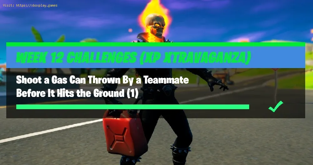 Fortnite: How to Shoot a Gas Can Thrown by a Teammate