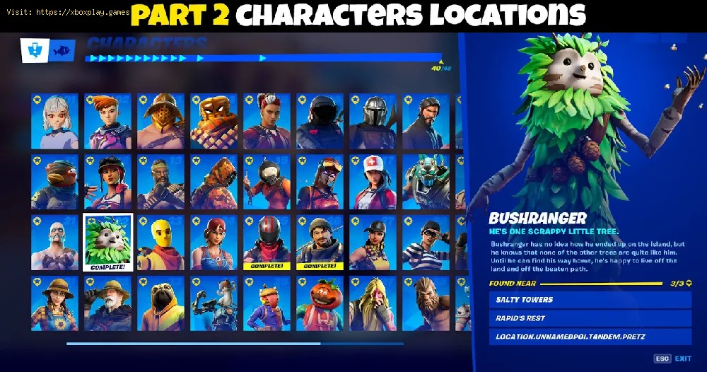 Fortnite : Where to Find All 40 Character in Chapter 2 Season 5