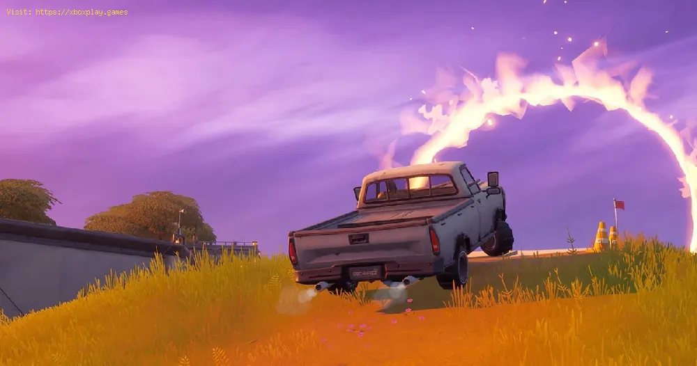 Fortnite: How to Drive Through Flaming Rings
