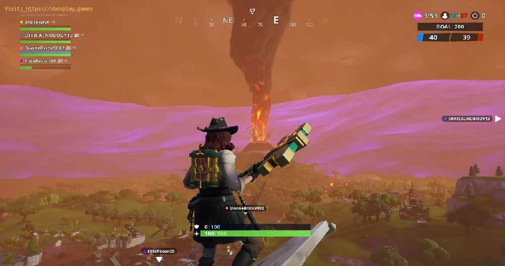 Fortnite’s volcano erupted and destroying Tilted Towers