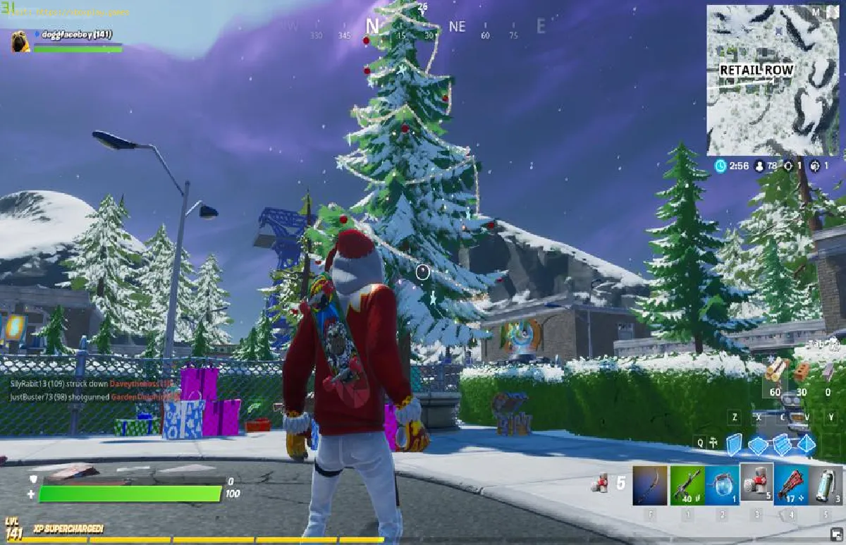 Fortnite: Where to Find Holiday Trees