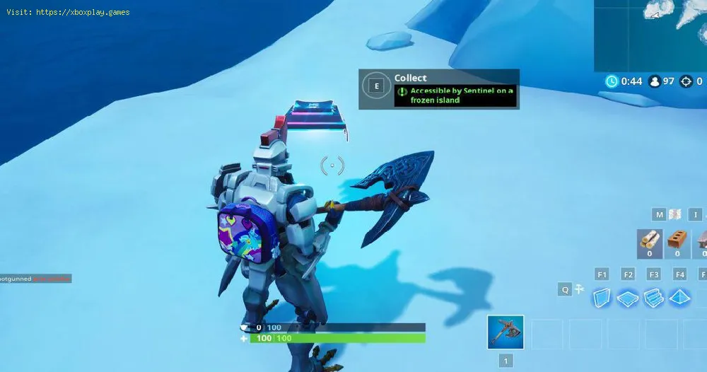 Fortnite Fortbyte Guide: all Challenge and Sentinel on a Frozen Island
