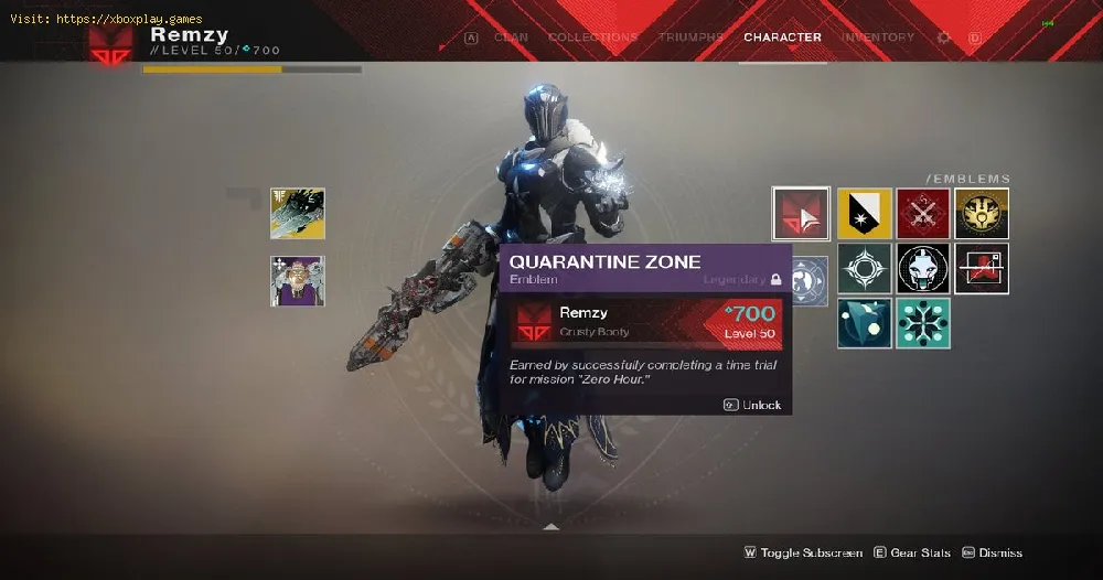 Destiny 2 Guide: Get The Quarantine Zone Emblem 