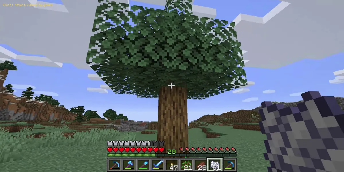Minecraft: How To Grow A Tree quickly