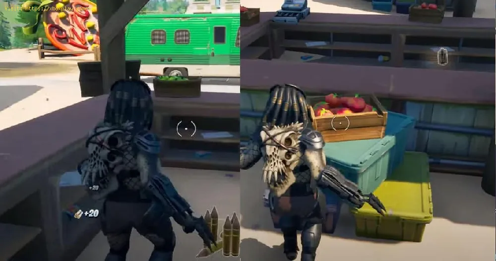 Fortnite: How to Destroy Apple and Tomato Produce Boxes
