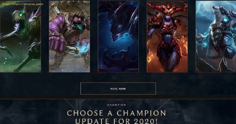 League of Legends Now the players can vote on champion reworks