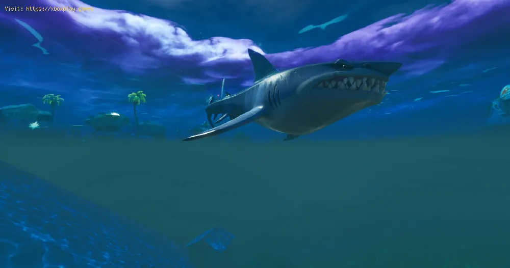 Fortnite: Where to deal damage to a loot shark
