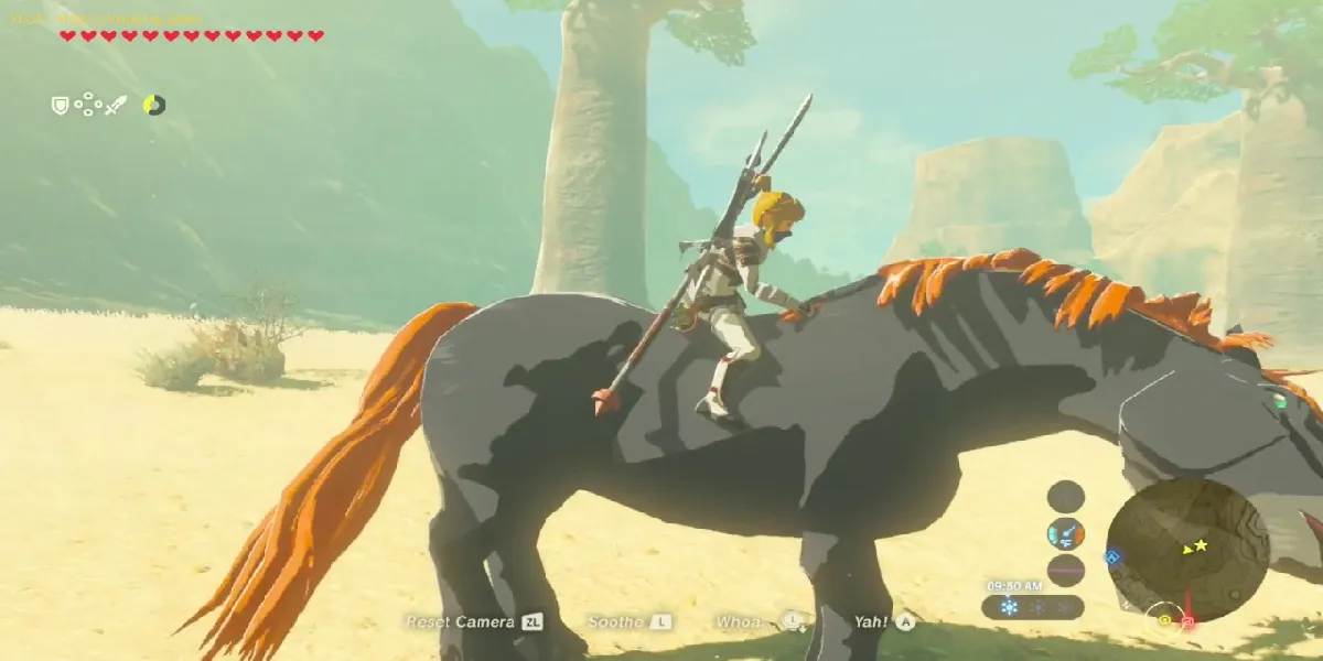 The Legend of Zelda Breath of the Wild: cómo domesticar un caballo gigante