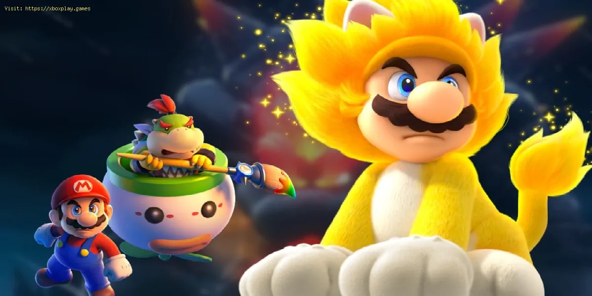 Super Mario 3D World Bowser's Fury: How to Get the Cat Glitter Key on Bounce Island