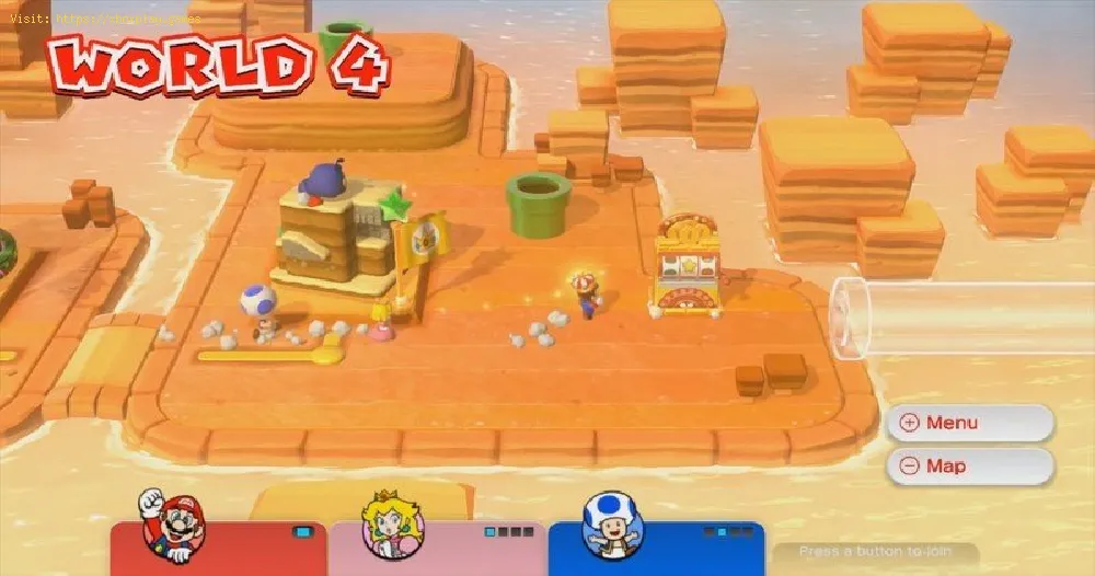Super Mario 3D World + Bowser’s Fury: Where to Find the stamp in the World 4 castle level