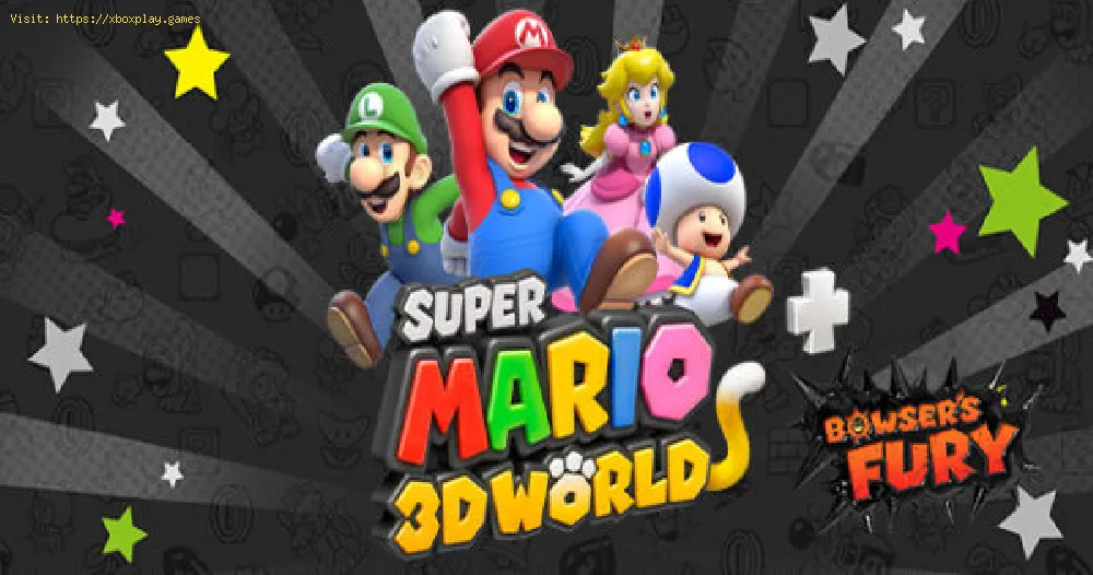 Super Mario 3D World + Bowser's Fury：世界の緑の星とスタンプを見つける場所6-6