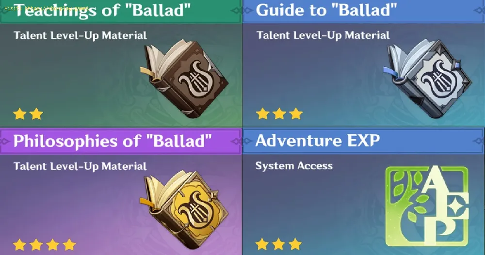 Genshin Impact: How to Get Guide to Ballad