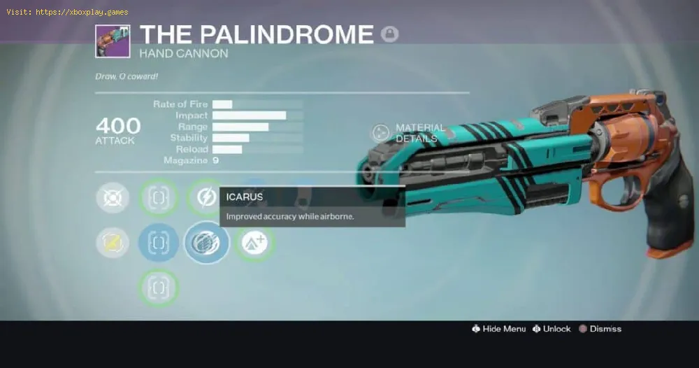 Destiny 2: How to get the Palindrome