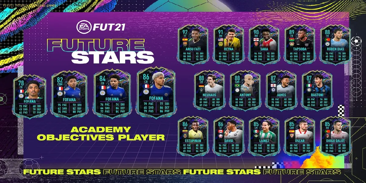 FIFA 21: Cómo completar FUT Future Stars Academy Wesley Fofana
