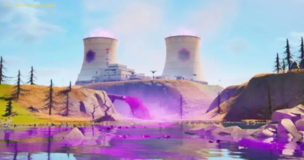 Fortnite: How to Bathe in Purple Pool at Steamy Stacks
