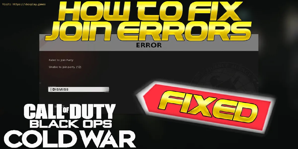 Call of Duty Black Ops Cold War: Comment réparer tout le monde dans le groupe n'a pas une erre