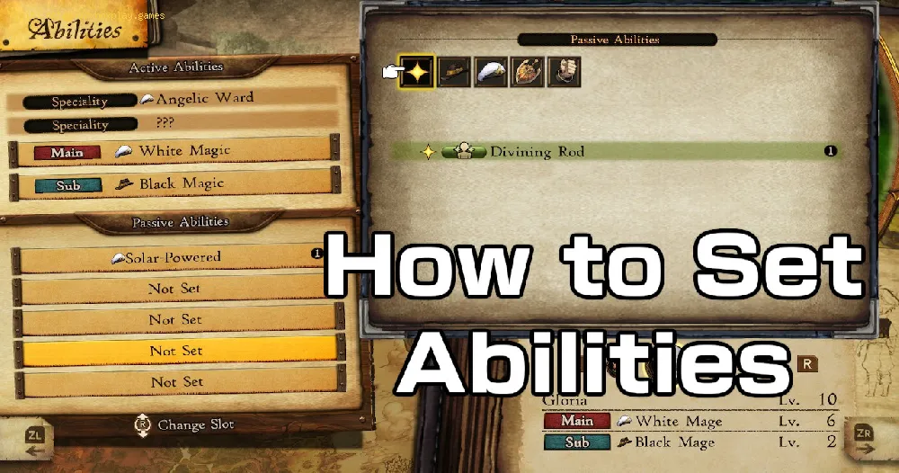 Bravely Default 2: Setting Abilities