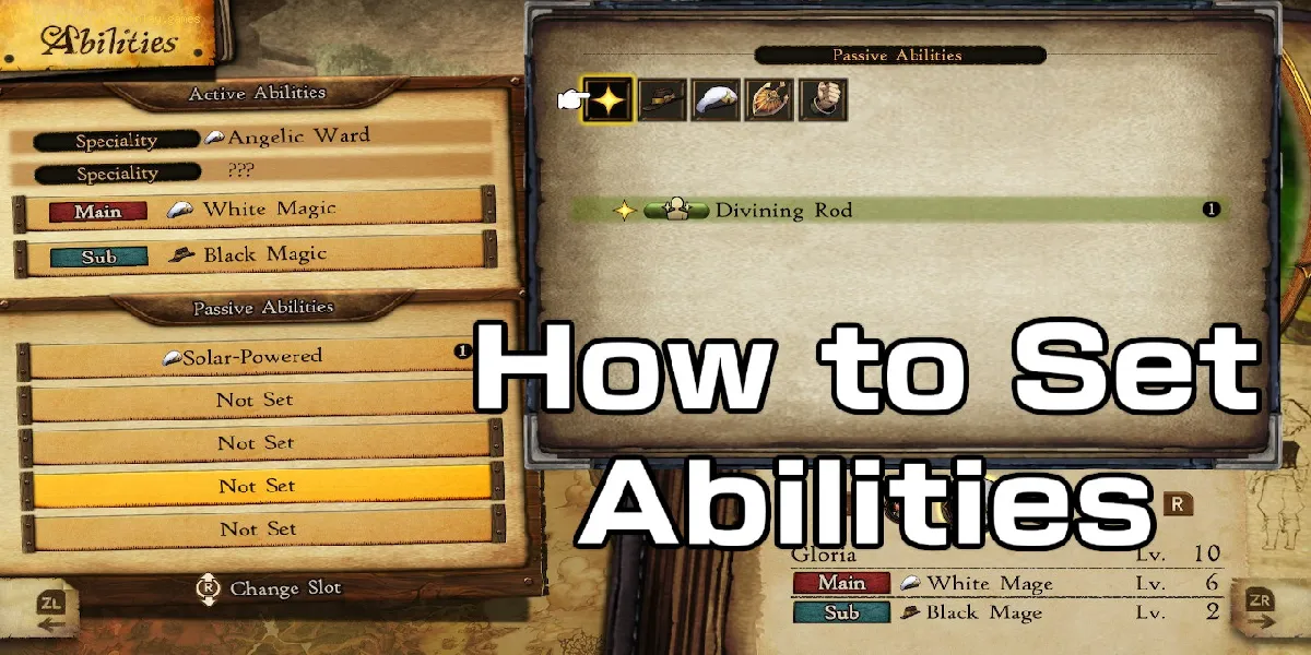 Bravely Default 2: Cómo establecer habilidades